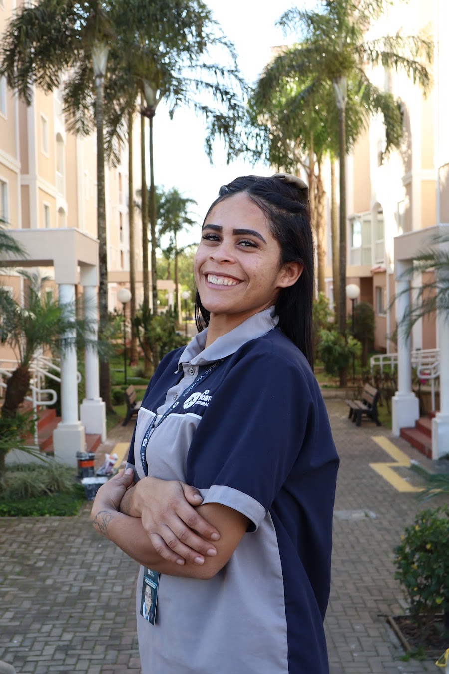 Profissional do time operacional do Grupo Via Nobre